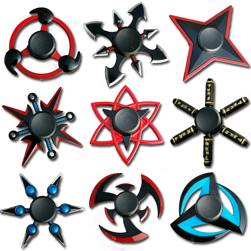 Xu Jutao Factory Wholesale Naruto fidget Spinner alloy best-selling fidget spinner stress-relieving street stall wholesale full figure