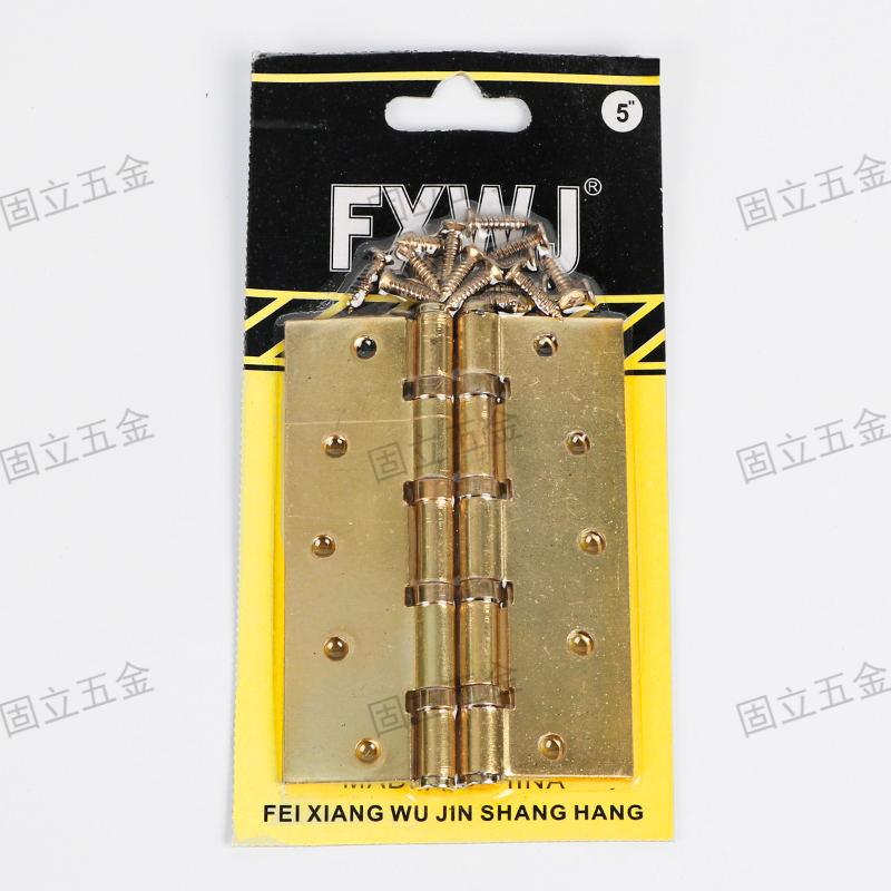 Iron hinges are rust-proof, durable and have a high load-bearing capacity, making them suitable for wholesale of doors and Windows in foreign trade Application Scenario