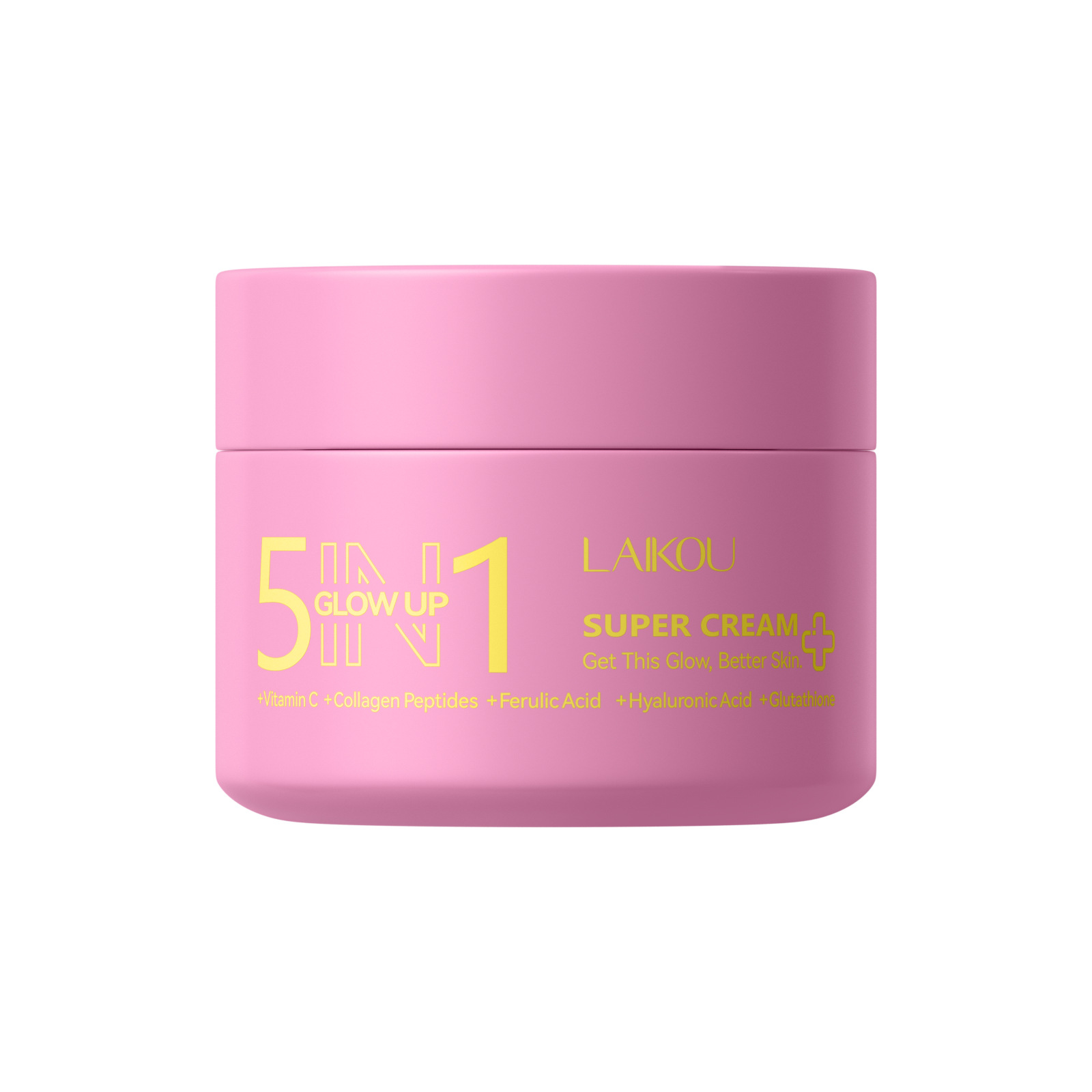 LAIKOU's new cross-border product, a 30g five-in-one radiant cream for hydrating and moisturizing, is an all-English skin care cream for export Item Picture