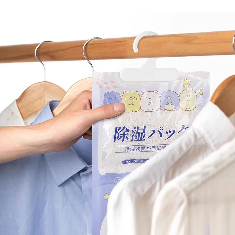 Kamijo household wall-mounted wardrobe anti-mold large-capacity dehumidifying bag from Japan Item Picture