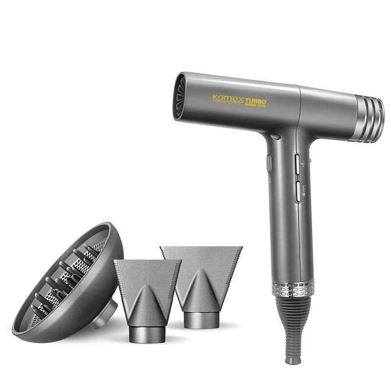 Komex Cross-Border High-Speed Brushless 110,000 Rpm Ultra-Quiet High-Power Hair Dryer, Negative Ion Constant Temperature Hair Care T-Shaped Lightweight Brushless Hair Salon Hair Dryer, Household Hair Dryer