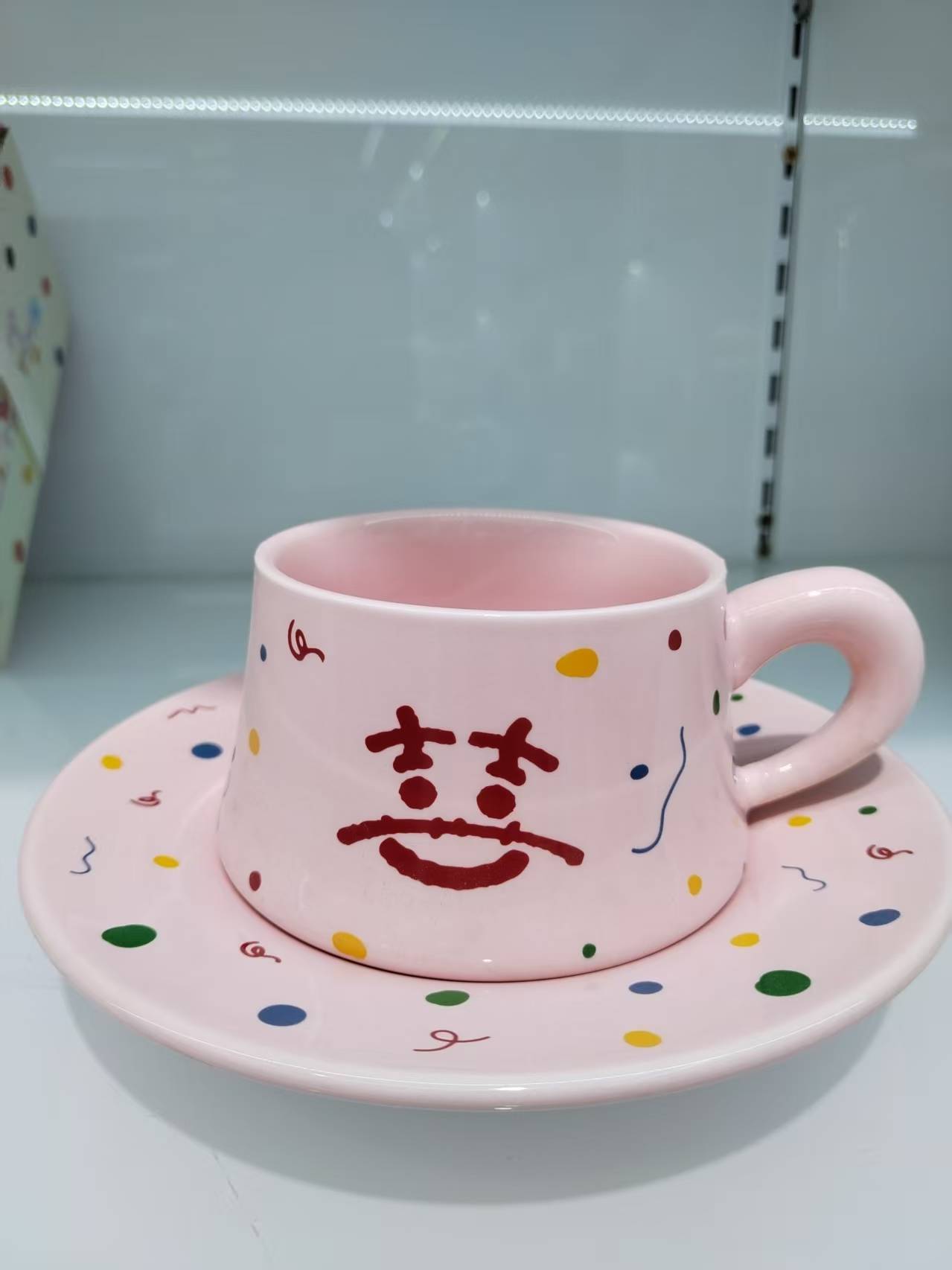 彩釉咖啡咖啡碟陶瓷咖啡具简约咖啡具水杯早餐杯牛奶杯马克杯茶杯2杯2碟咖啡具详情图14