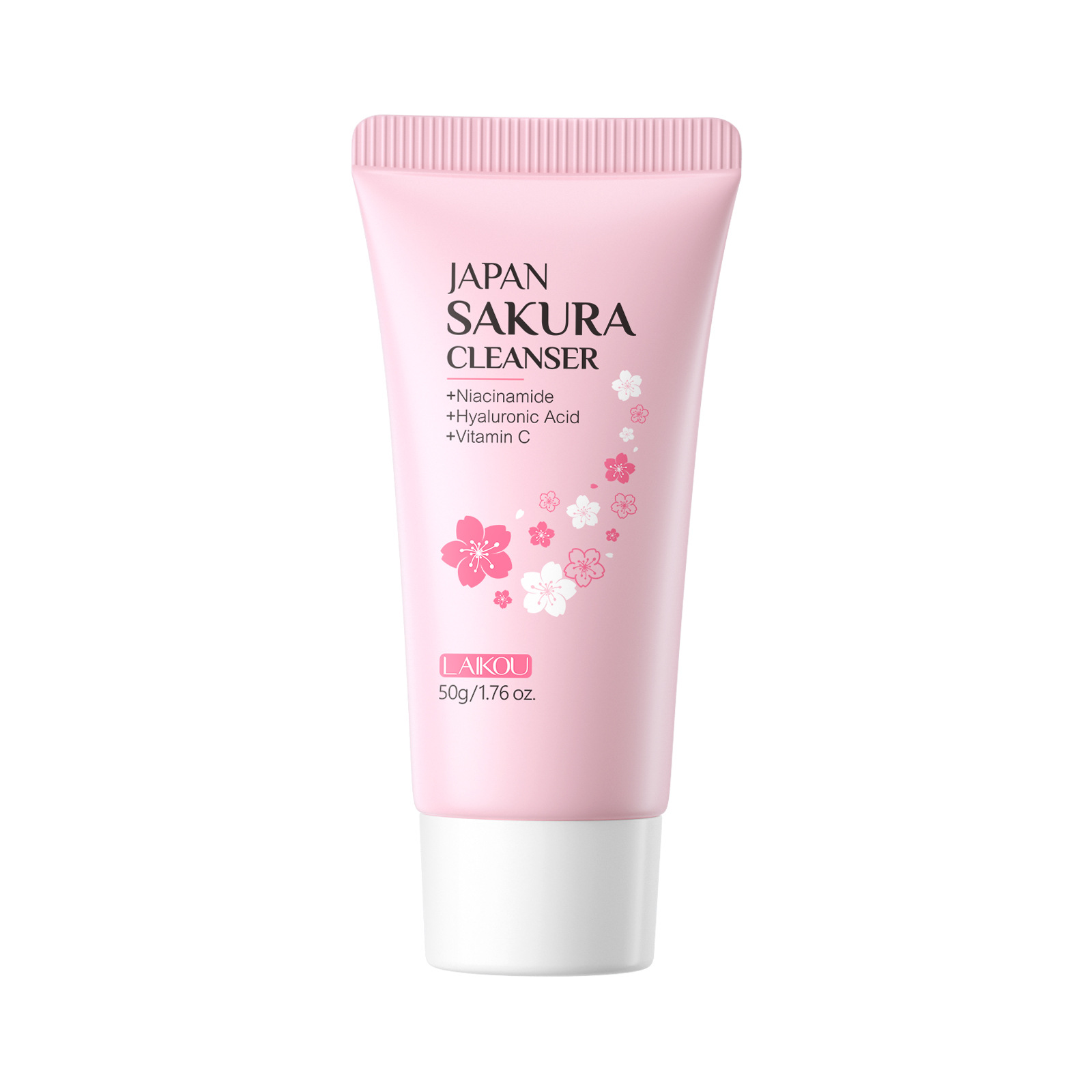 Laiko Japanese Sakura Facial Cleanser 50g Hydrating Facial Cleanser Moisturizing Skin Care Cross-border Export Facial Cleanser Item Picture