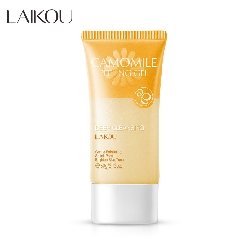 LAIKOU Chamomile Exfoliating Gel 60g Pore Cleansing Facial Skin Care Exfoliating Gel English Item Picture