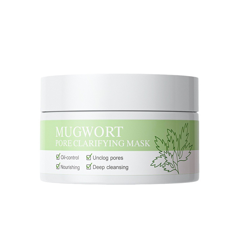 Cross-border Clarifying Mask Laikou mugwort cleansing Mud Mask FDA skin care 100g cleansing export mask Item Picture