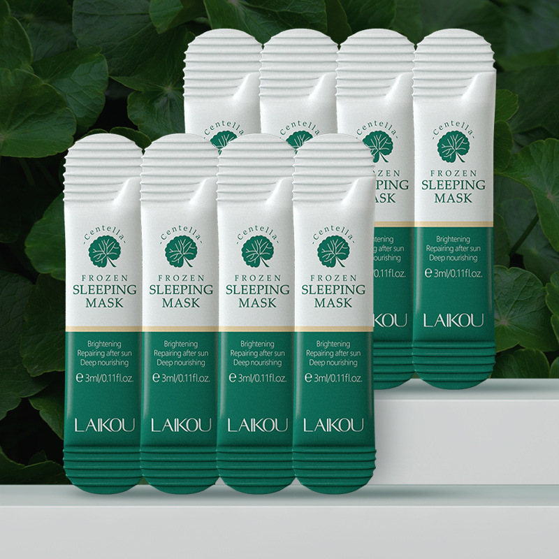 Cross-border Laicome Centella asiatica Frozen Mask 3mlfacemask Sheet Leave-in Sleeping Mask manufacturer Export mask full figure