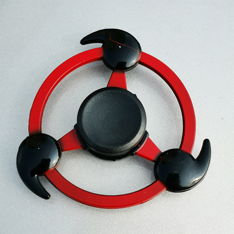 Xu Jutao Factory Wholesale Naruto fidget Spinner alloy best-selling fidget spinner stress-relieving street stall wholesale Specification drawing