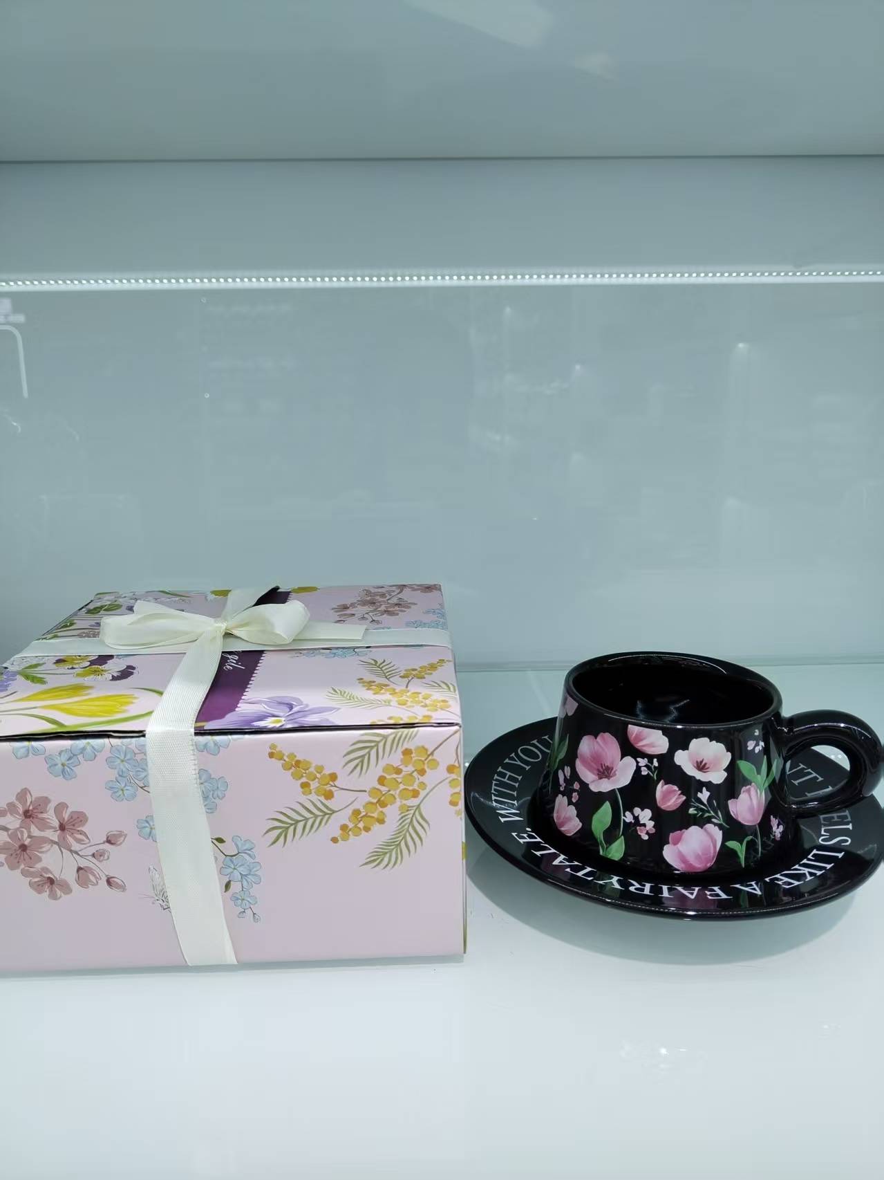 彩釉咖啡咖啡碟陶瓷咖啡具简约咖啡具水杯早餐杯牛奶杯马克杯茶杯2杯2碟咖啡具详情图18