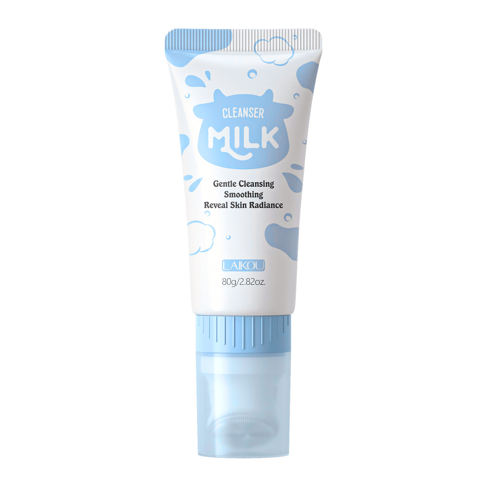 Cross-border LAIKOU Milk Facial Cleanser 80g Hydrating, moisturizing, Pore-cleaning and nourishing Cross-border export facial Cleanser Item Picture