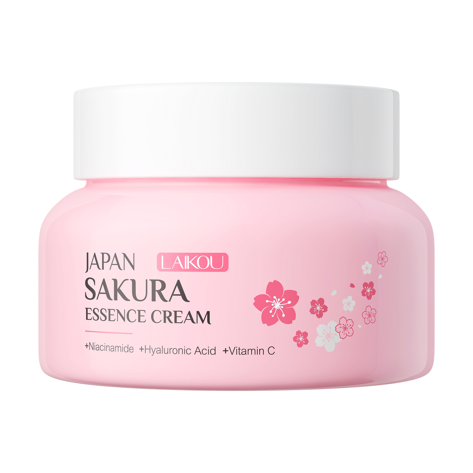 LAIKOU Cherry Blossom Essence Cream 60g Moisturizing and Hydrating Skin Care product, English packaging, one-piece consignment Item Picture