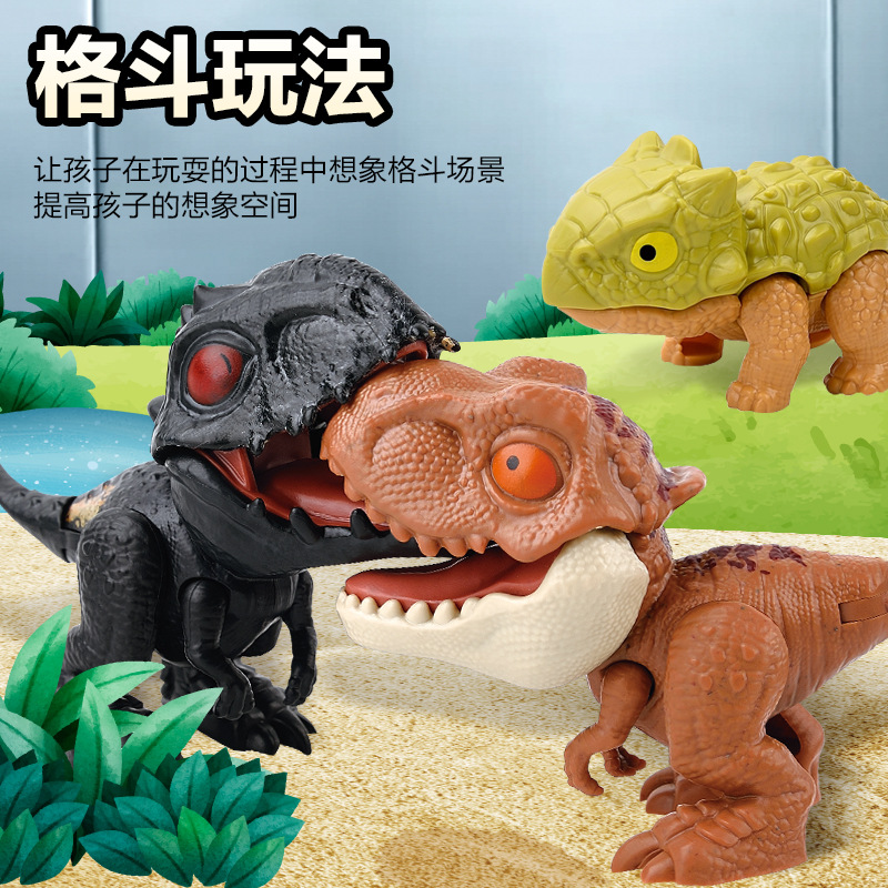 Cross-border biting finger-biting dinosaur toy, the same style as Douyin Internet celebrity children's biting finger-biting dinosaur toy wholesale, new and unique model details Picture