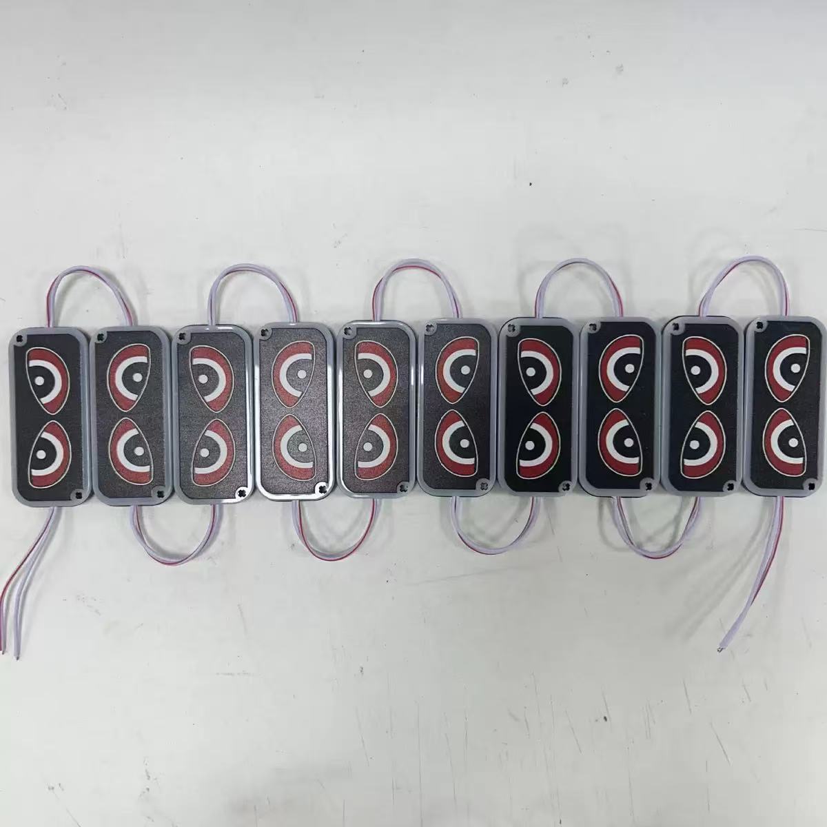 24V半挂大货车六珠模组装饰氛围灯任意剪接爆闪灯装中网led灯详情3