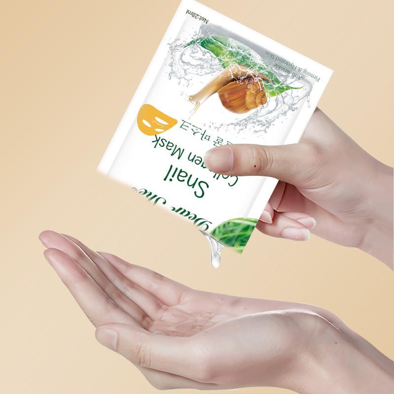 Dear she Snail Collagen Firming, Hydrating and Moisturizing Mask, a popular cross-border product in stock for foreign trade, is available for customization Specification drawing
