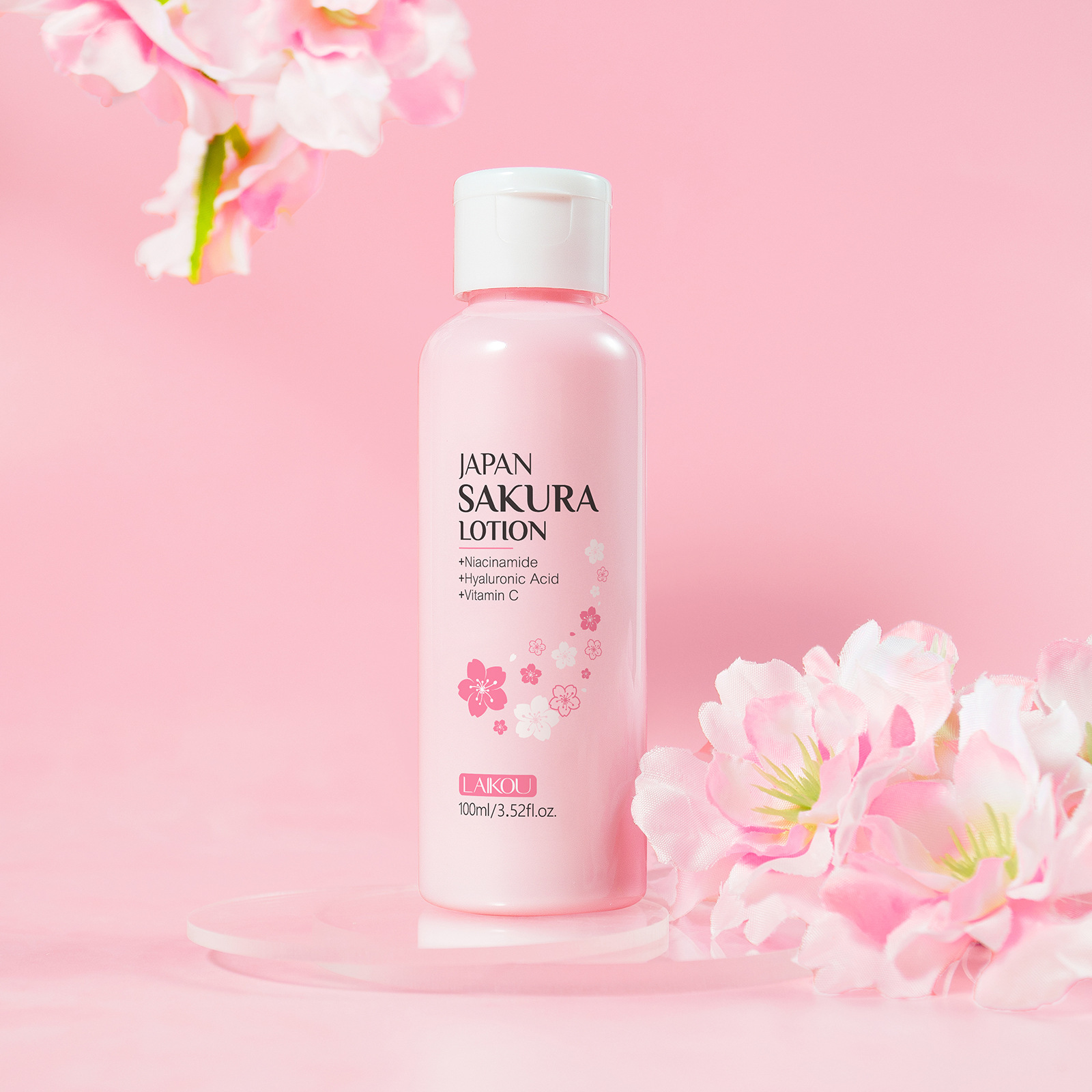 LAIKOU Japanese Cherry Blossom Lotion 100ml Moisturizing and Hydrating Facial Care Products Cross-border Manufacturer full figure