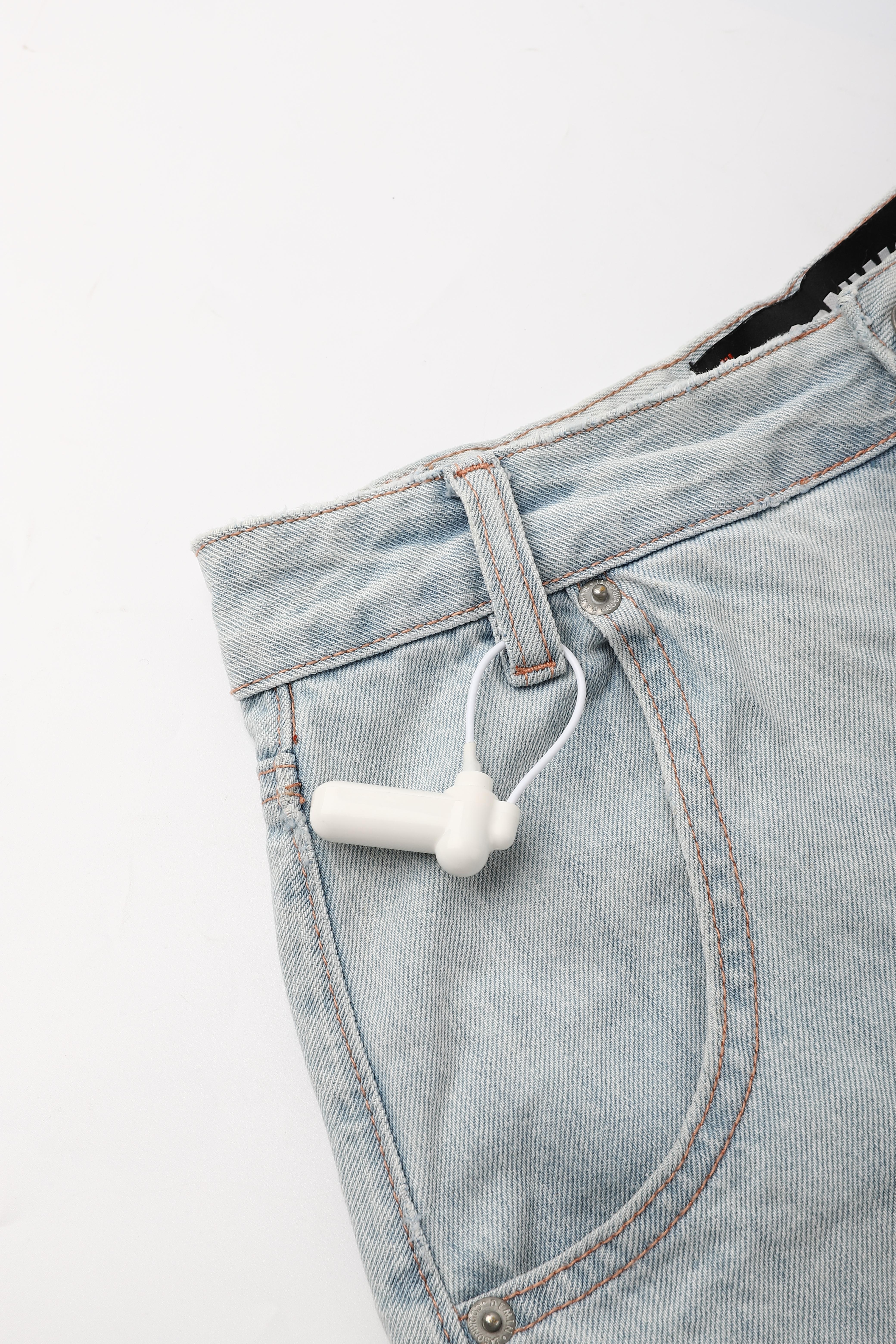 RF46mm rope hammer supermarket anti-theft buckle, clothing anti-theft magnetic buckle, shopping mall anti-theft radio frequency sound magnetic anti-theft buckle Application Scenario