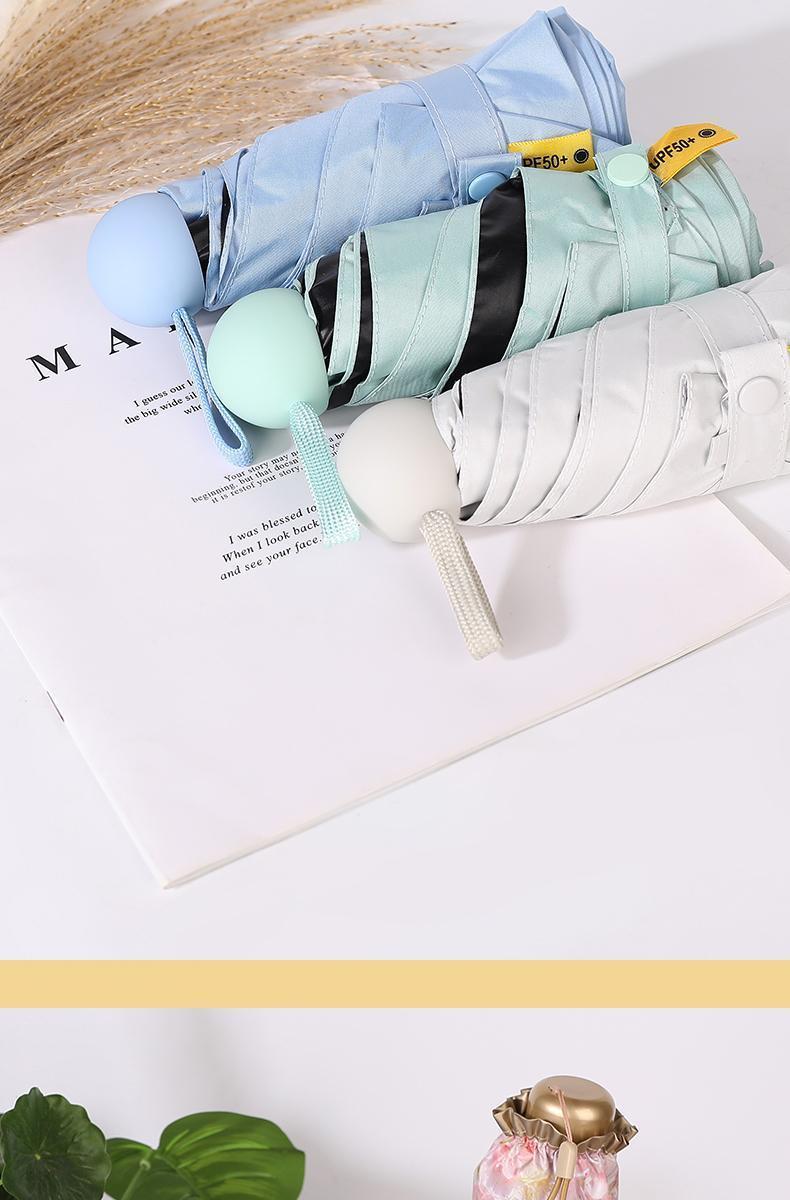 sasayama capsule sun umbrella, foldable, waterproof UV50+ portable, dual-purpose, with versatile designs pic 12