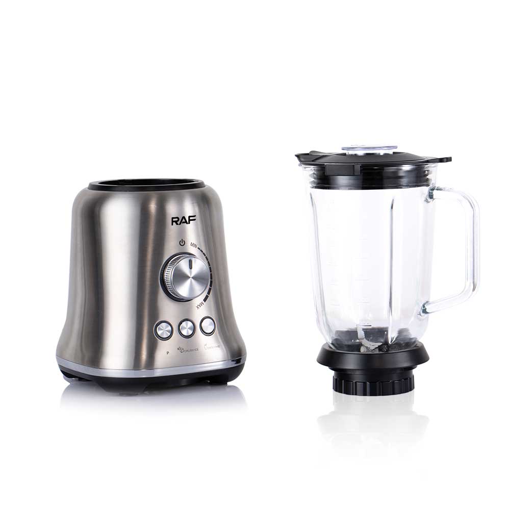 RAF 1.5L European standard blender, glass and stainless steel two-in-one fruit and vegetable juicer, household multi-functional juicer Specification image