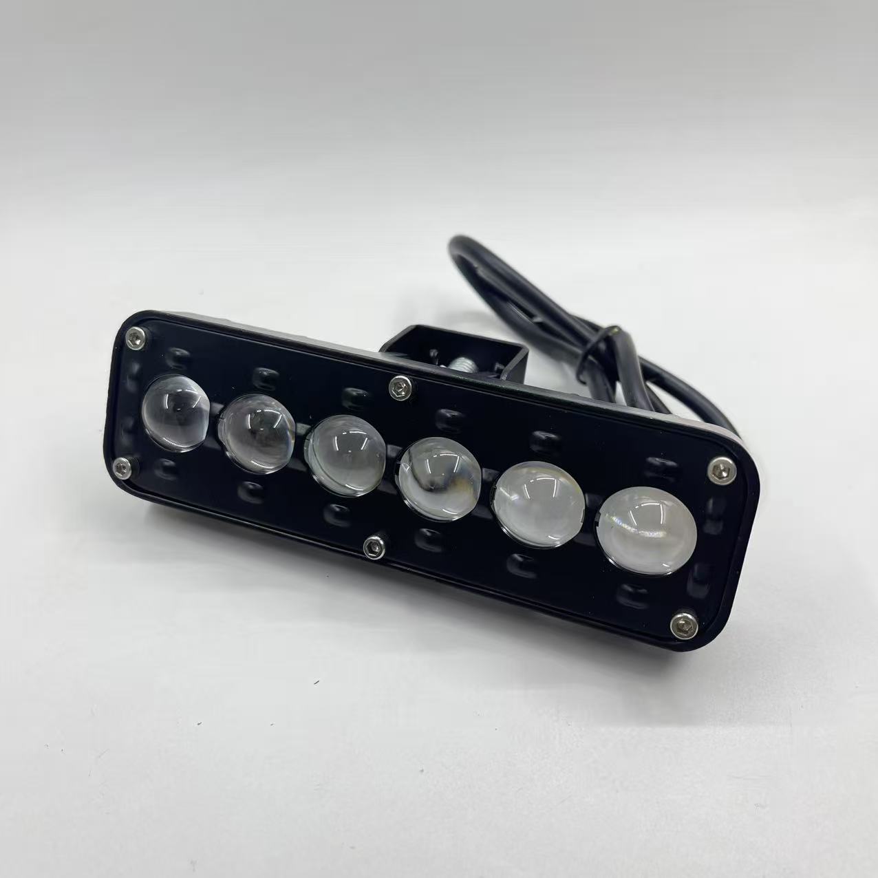 Motorcycle and electric vehicle LED square 6 8 10 beads high-brightness white and yellow dual-color high and low beam installation spotlights and headlamps pic 7