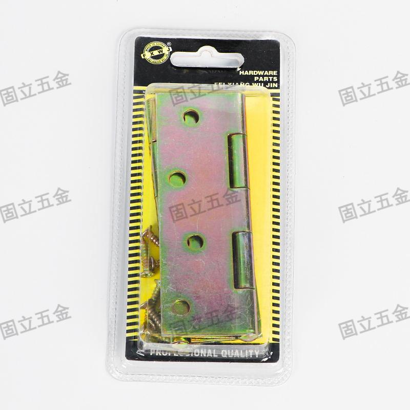 Iron hinges for export, wooden box packaging, cabinet doors, large hinges, wooden door hinges, 4-inch, 3-inch, 2.5-inch, 1-inch natural color hinges Application Scenario