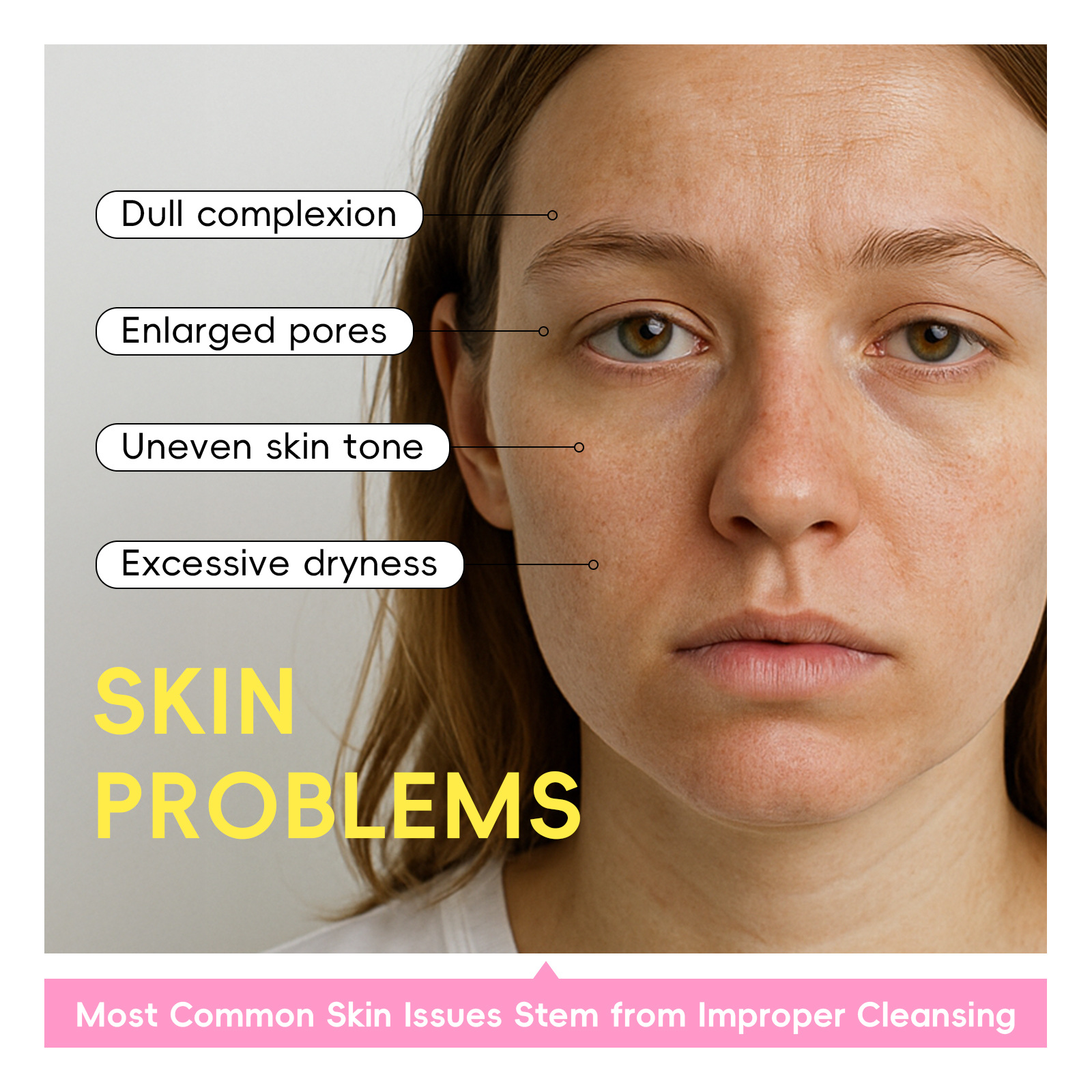 Cross-border Laicome 5-in-1 Radiant Facial Cleanser 50g Hydrating, Moisturizing and Pore-cleaning English export Facial Cleanser details Picture