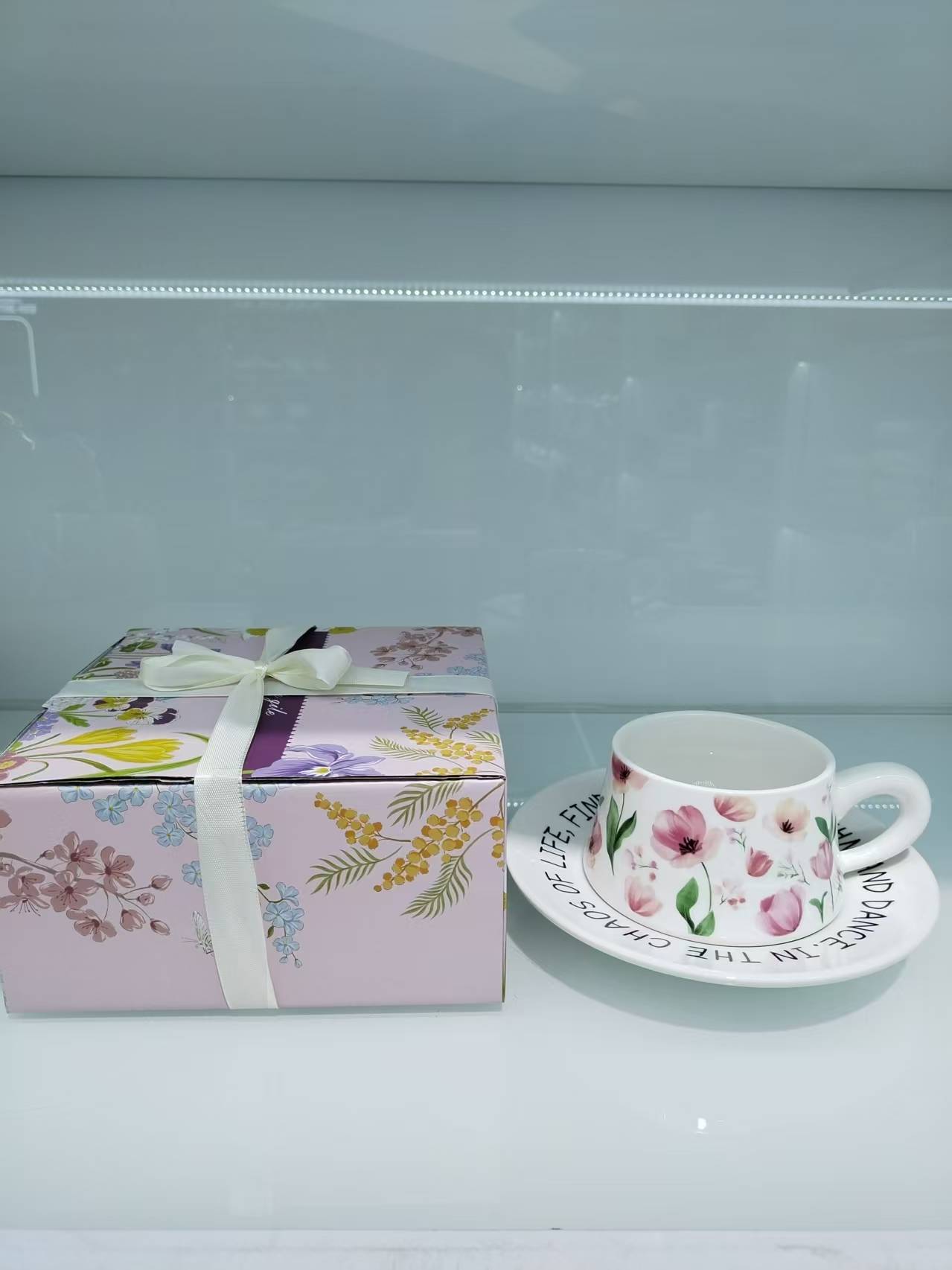 陶瓷咖啡咖啡碟陶瓷咖啡具简约咖啡具水杯早餐杯牛奶杯马克杯茶杯一杯一碟咖啡具