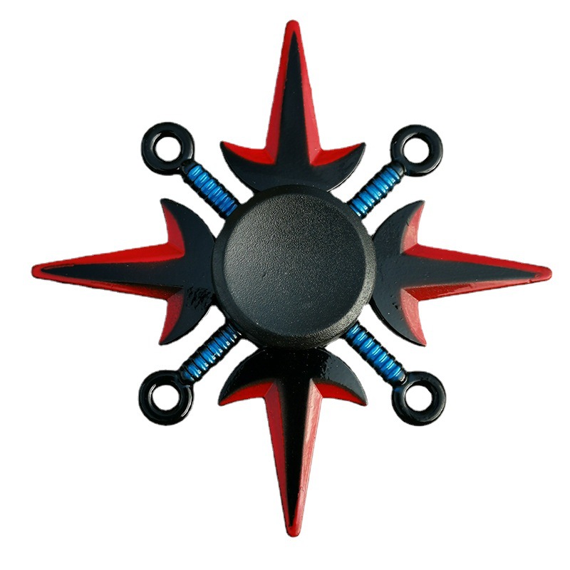 Xu Jutao Factory Wholesale Naruto fidget Spinner alloy best-selling fidget spinner stress-relieving street stall wholesale Item Picture