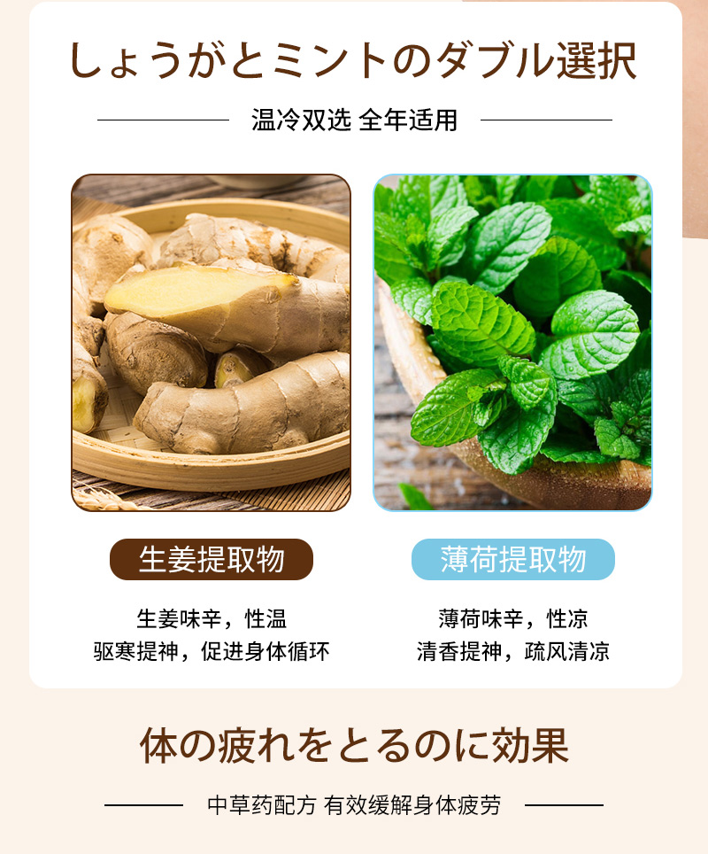 sasayama肩颈舒缓贴蓝色凉感冷敷贴草本清凉颈椎关节理疗贴详情6