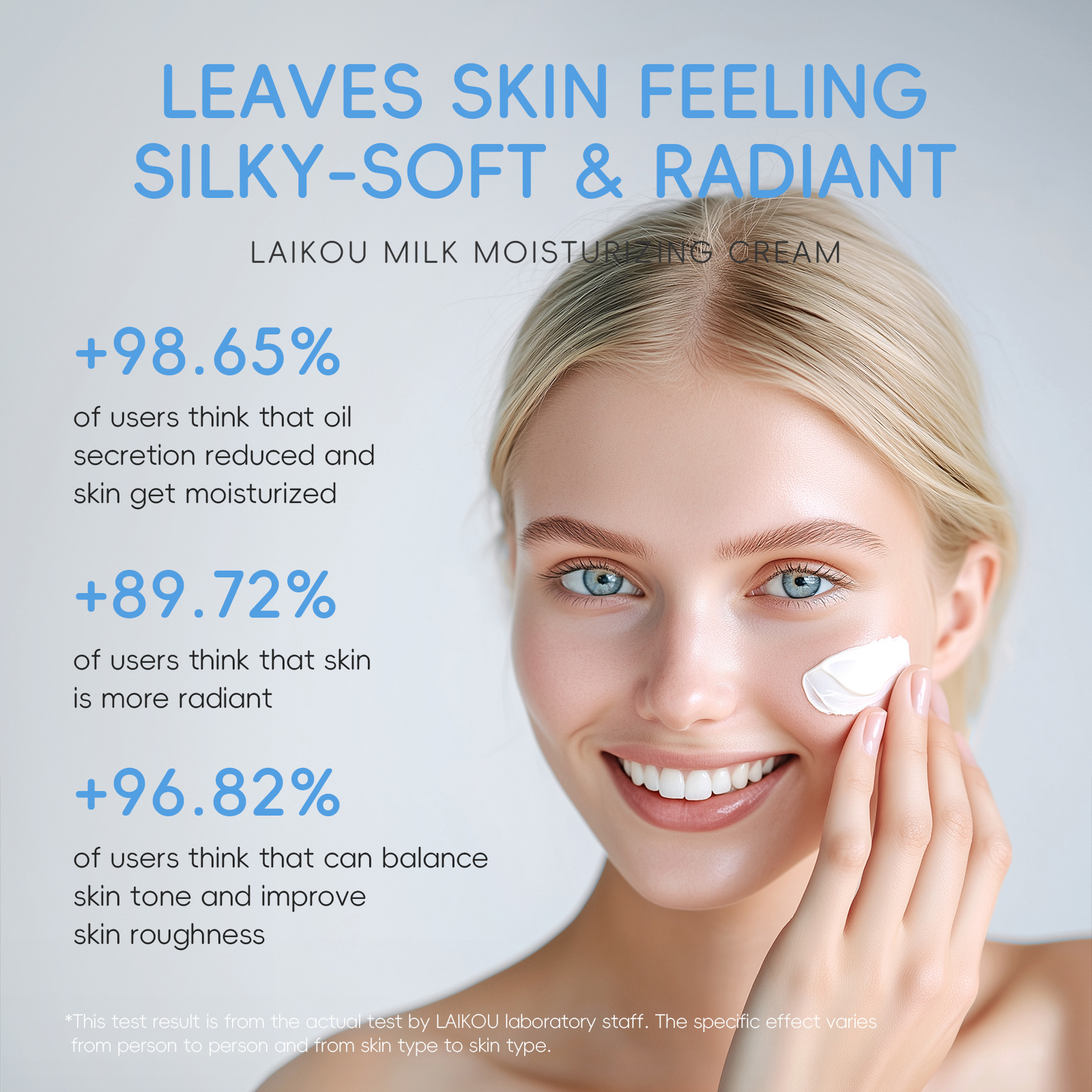 LAIKOU's new 30g milk Moisturizing Cream for cross-border trade is available for wholesale in English details Picture