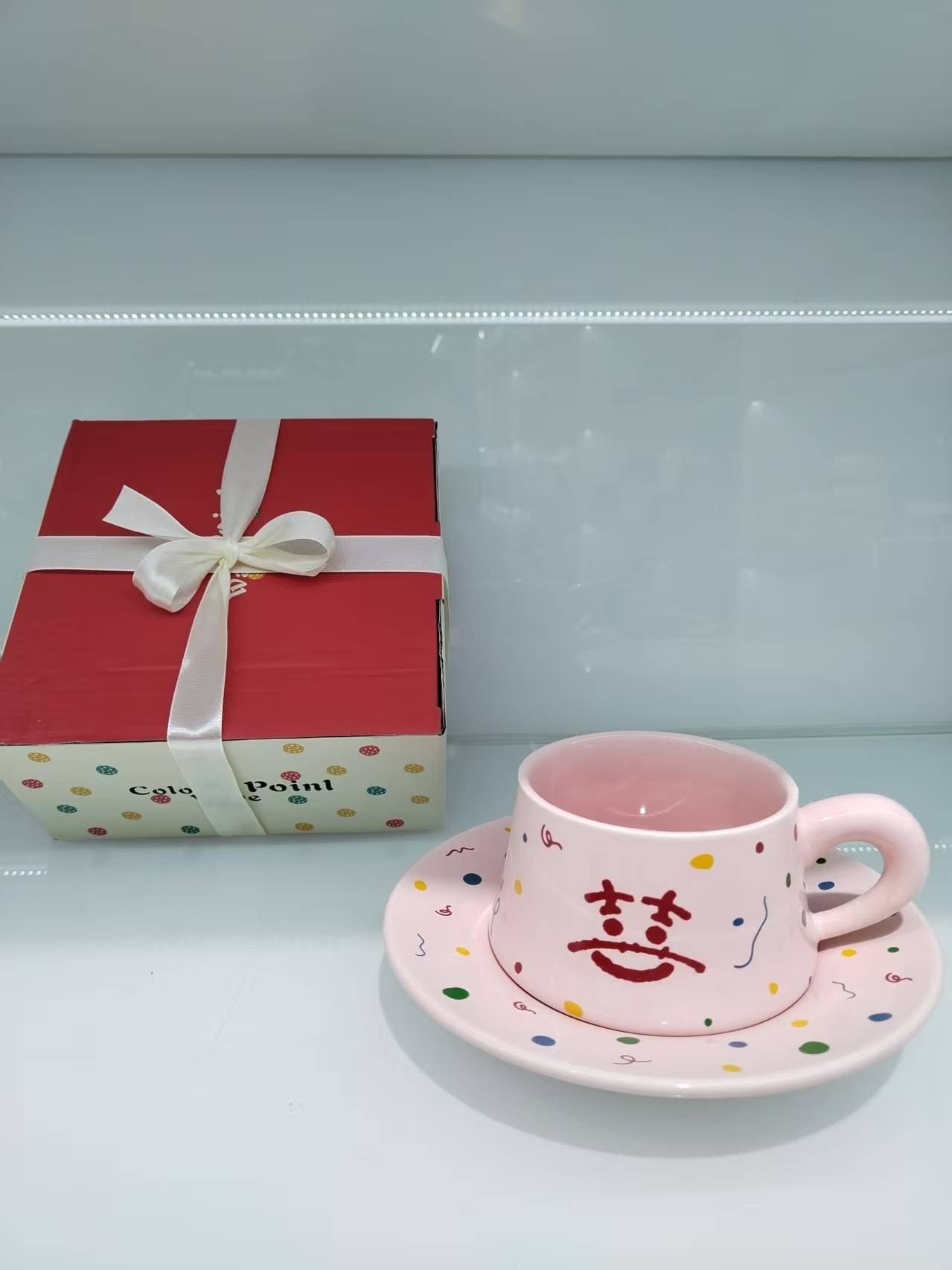 彩釉咖啡咖啡碟陶瓷咖啡具简约咖啡具水杯早餐杯牛奶杯马克杯茶杯2杯2碟咖啡具详情图15