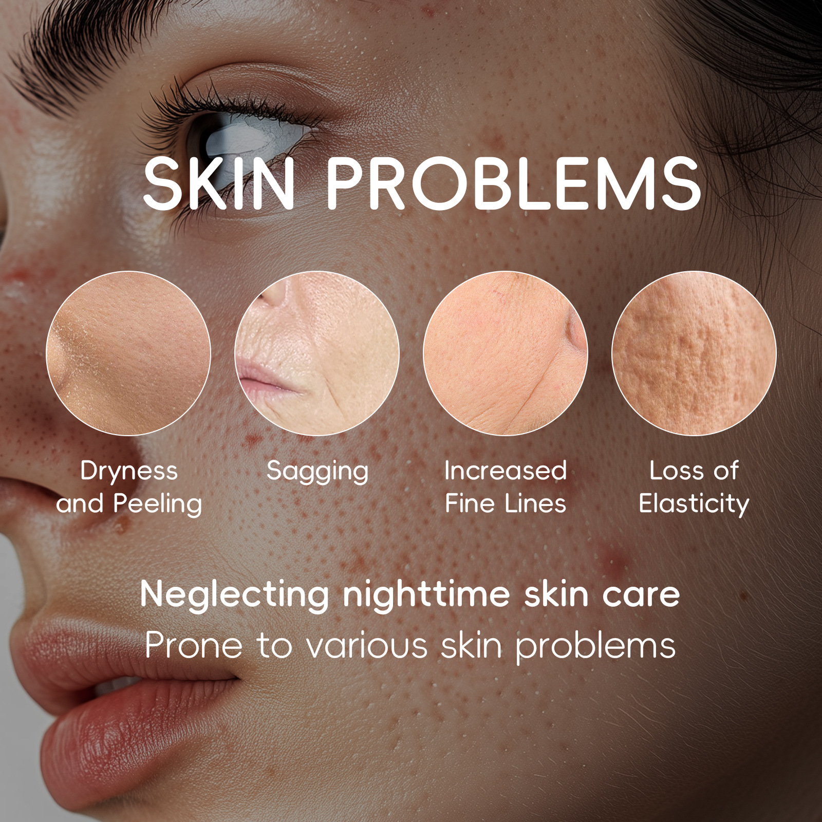Cross-border Laicome Japanese Cherry Blossom Night Cream 30g Moisturizing and Nourishing Water Cream for Morning A and Evening C, available for wholesale from the manufacturer details Picture