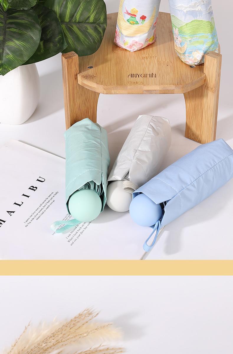 sasayama capsule sun umbrella, foldable, waterproof UV50+ portable, dual-purpose, with versatile designs pic 11