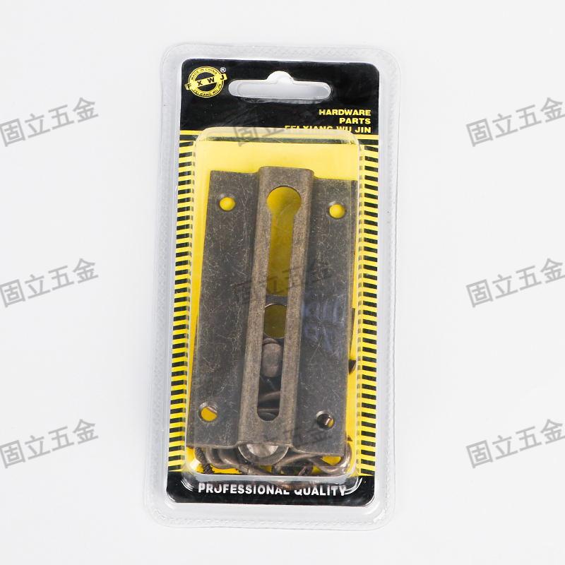 Thickened iron anti-theft chain door chain, safety lock door inner latch, anti-lock pin, chain strip, wooden door lock, anti-theft door latch Application Scenario