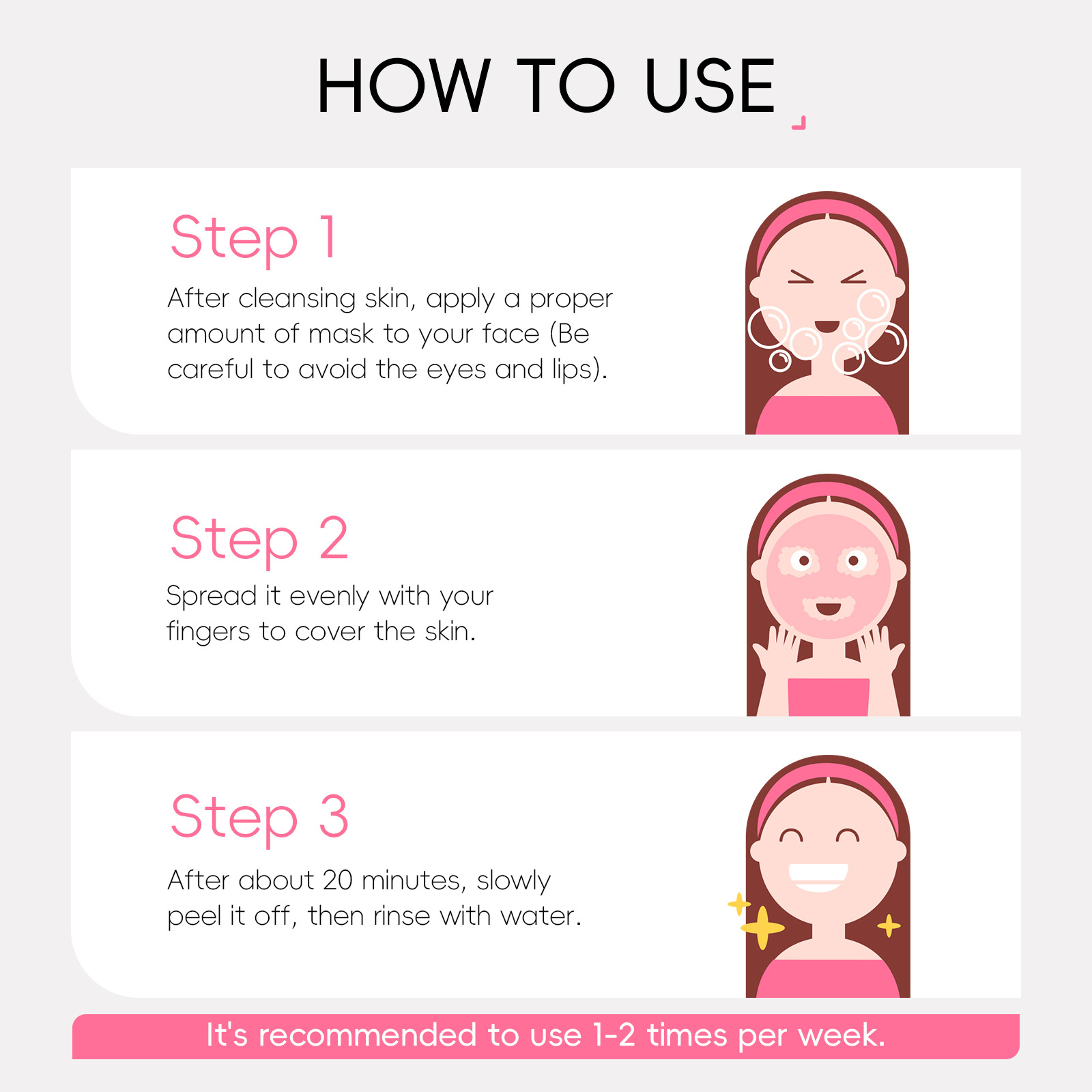 Cross-border LAIKOU Cherry Blossom Peel-off Mask 80g Hydrating, Moisturizing, Cleansing and Nourishing Skin Export Mask Specification drawing