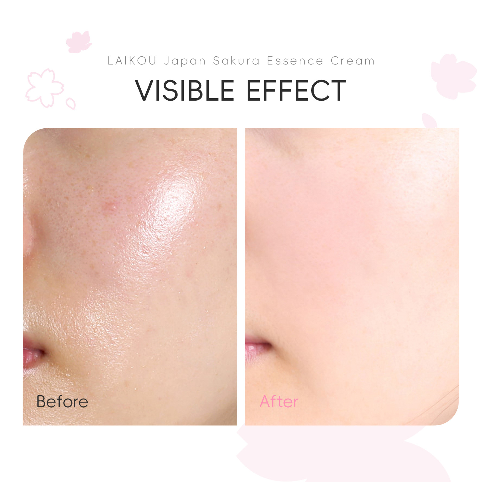 Cross-border LAIKOU Cherry Blossom Essence Cream 50g Hydrating Moisturizing Moisturizing Cream FDA Skin Care Product in stock details Picture
