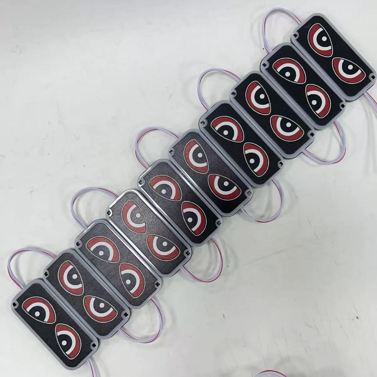 24V半挂大货车六珠模组装饰氛围灯任意剪接爆闪灯装中网led灯详情2