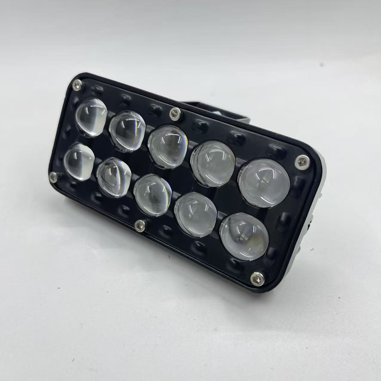 Motorcycle and electric vehicle LED square 6 8 10 beads high-brightness white and yellow dual-color high and low beam installation spotlights and headlamps pic 6