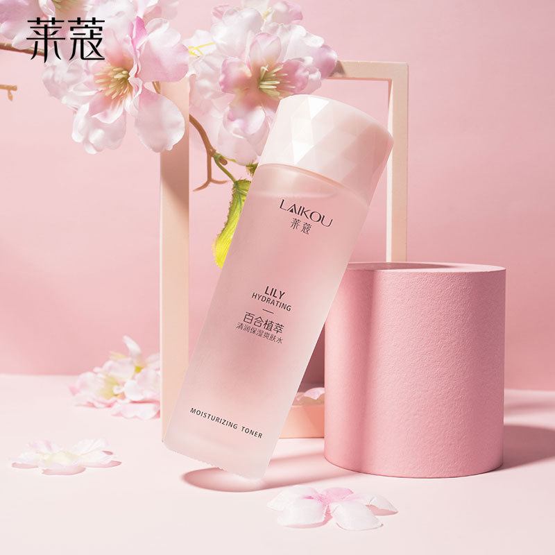 Laikou Lily Plant Extract Moisturizing Toner, Toner, Wet Compress, 125ml Moisturizing Toner, one piece for delivery full figure