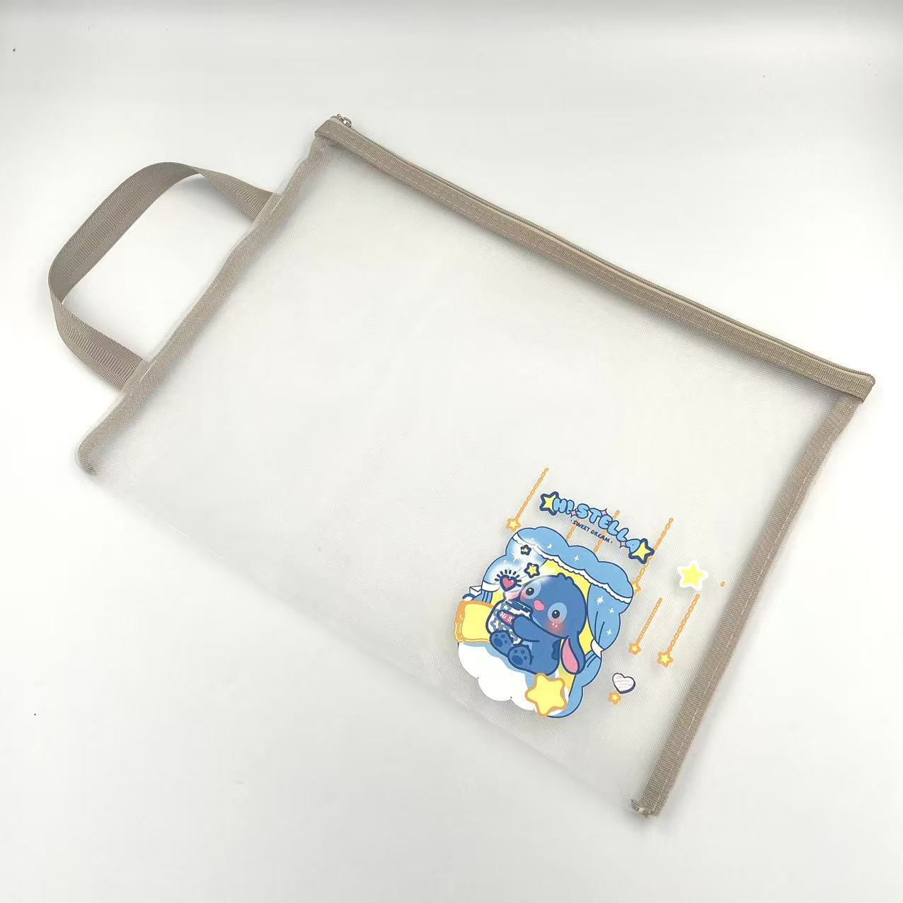 A4 zipper bags, office materials bags, net bags, file bags, factory direct sales, student test paper bags, ticket bags Item Picture
