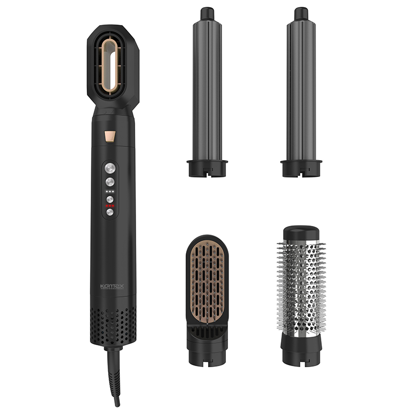 Komex Cross-Border High-Speed 6-In-1 High-Speed Motor 110000Rpn Curling Iron Hair Dryer, 1600W Multi-Functional Straight And Curling Dual-Purpose Hot Air Comb, Automatic Curling Iron Application Scenario
