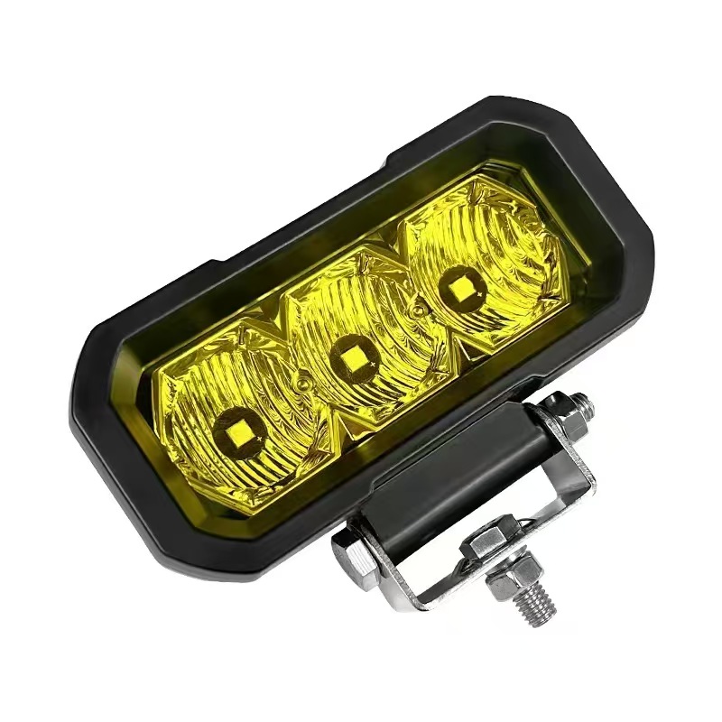 5-inch led car headlights, high-brightness off-road vehicle spotlights, 3-bead aluminum alloy long strip lights, 60W motorcycle spotlights