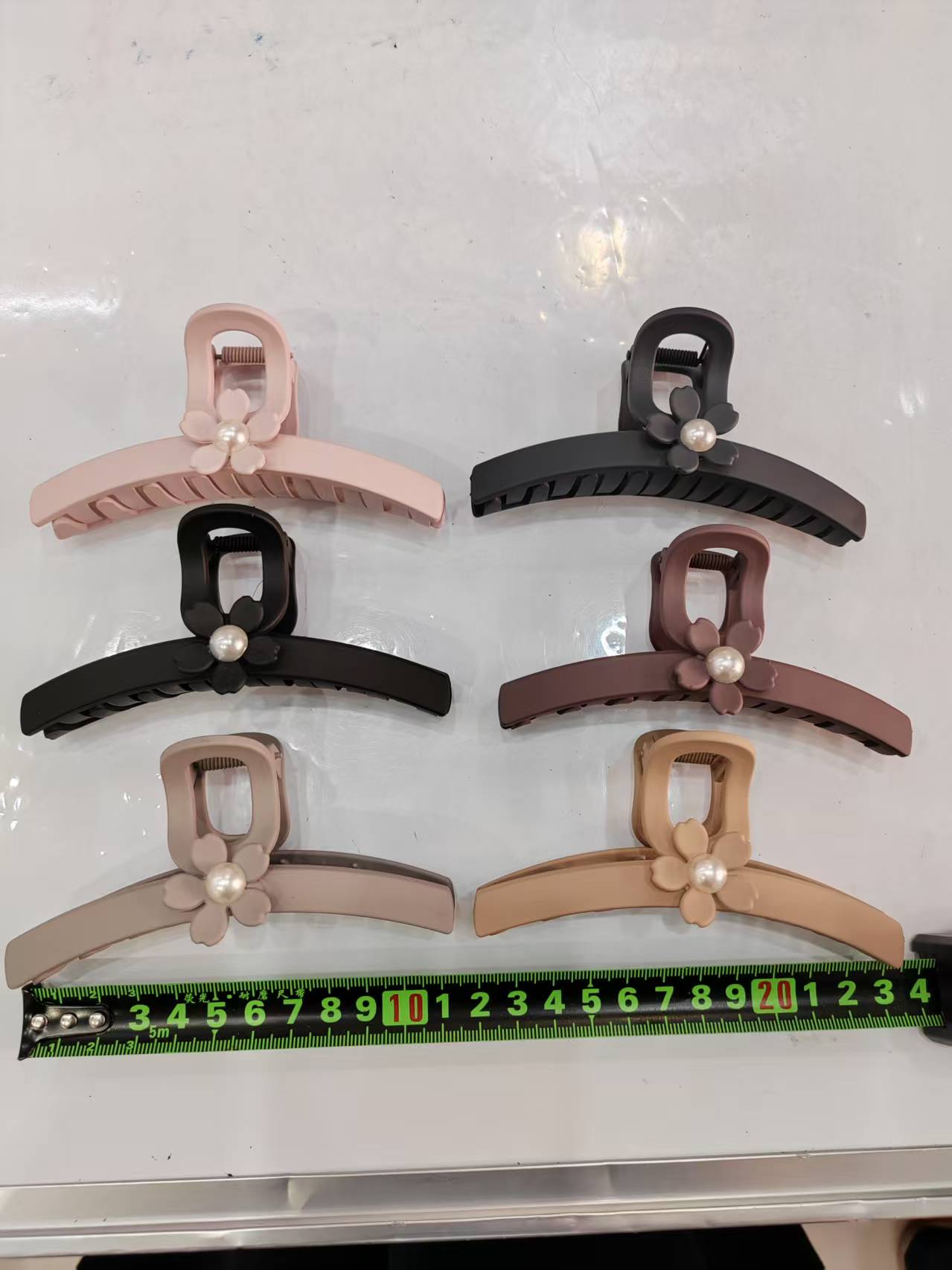 Rubber 6-color flower pearl accessories detail image 4