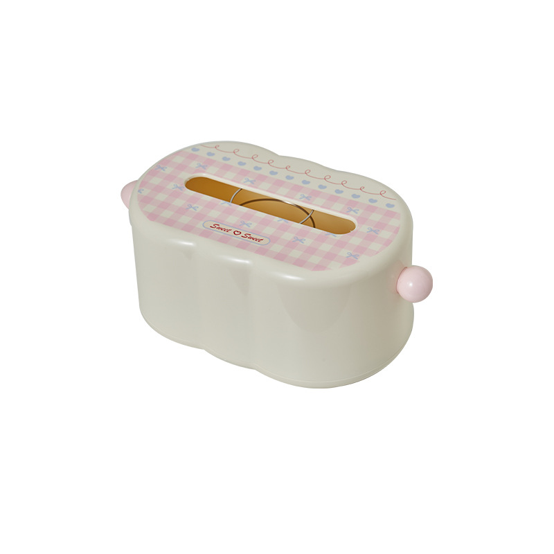 S137-1067 InS-style home living room car Cream style Tissue box Desktop Napkin Box Storage box Application Scenario