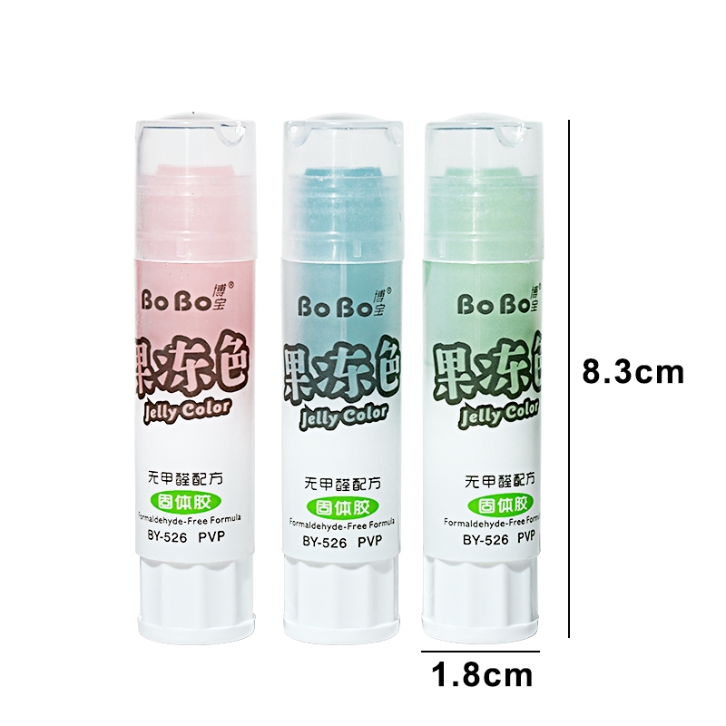 The P-526 PVP Solid adhesive 9g is a student-specific eco-friendly solid adhesive that bonds quickly, is odorless and free of formaldehyde Specification drawing