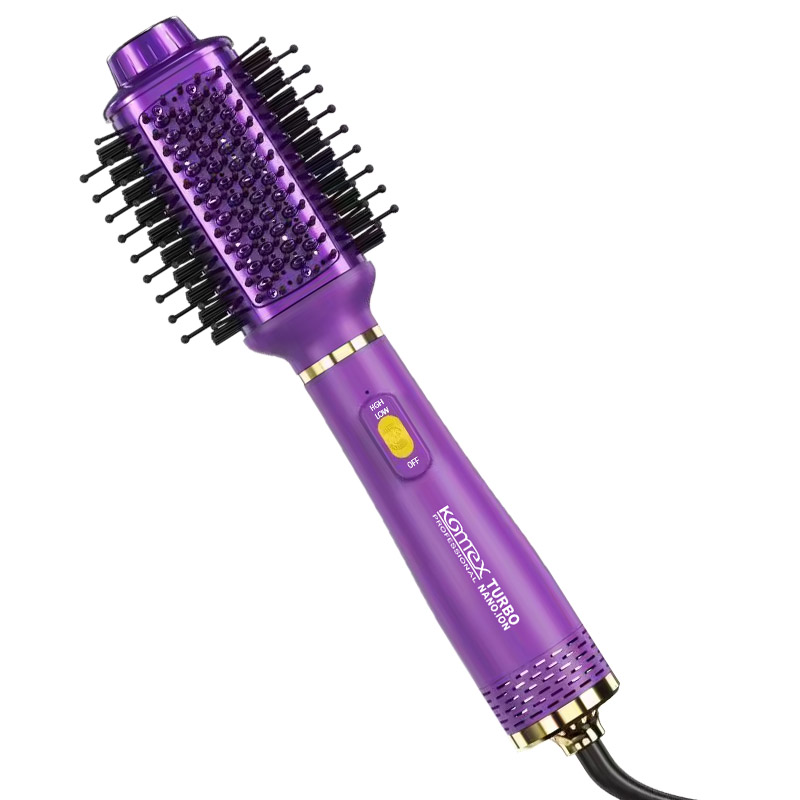 Komex Cross-Border 4-In-1 Curling Iron Hair Dryer, 1600W Multi-Functional Straight And Curling Dual-Purpose Hot Air Comb, Automatic Curling Iron Specification drawing
