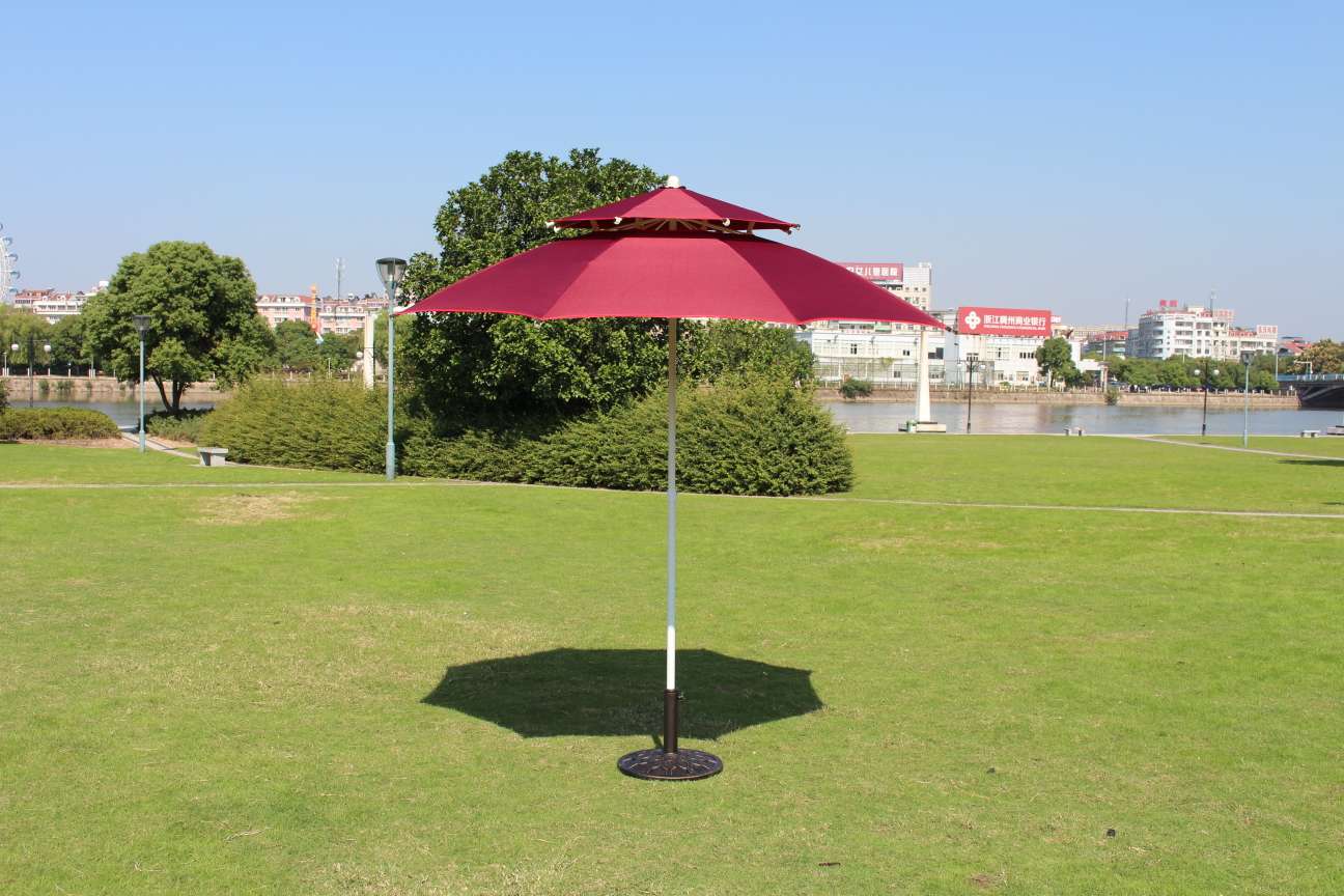 户外大型商用遮阳伞防雨挡风遮阳伞户外伞防晒伞室外遮阳工具庭院伞2.5米