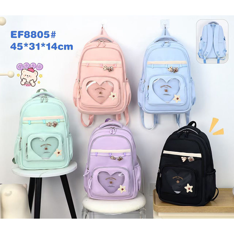 高中初中小学生书包儿童男女孩减负超轻儿童背包休闲书包套装书包学生双肩背包初中生书包详情3