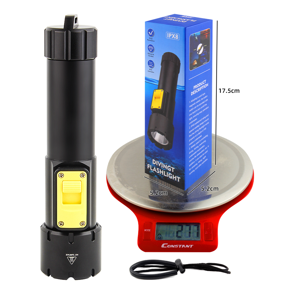 KINSACH Star Source Diving P70 LED Flashlight Specification image