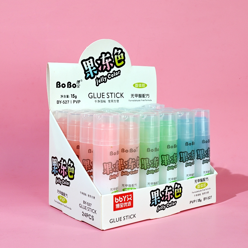 BY-527 PVP固体胶 15g学生专用环保固体胶 快速粘合 好用无味无甲醛