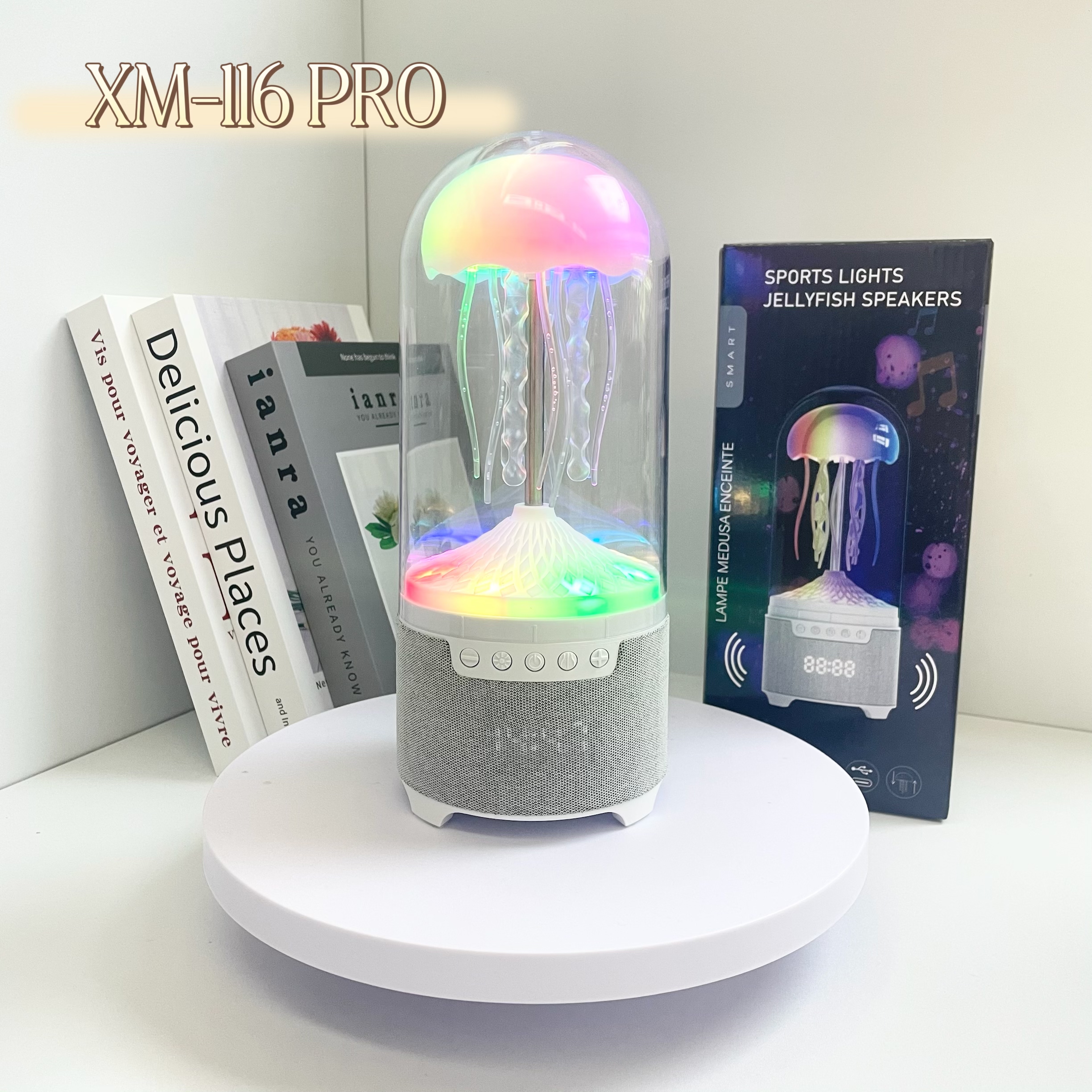 Новая медуза bluetooth sound sport, световая медуза bluetooth, магнитофон TF FM RGB TWS pic 2