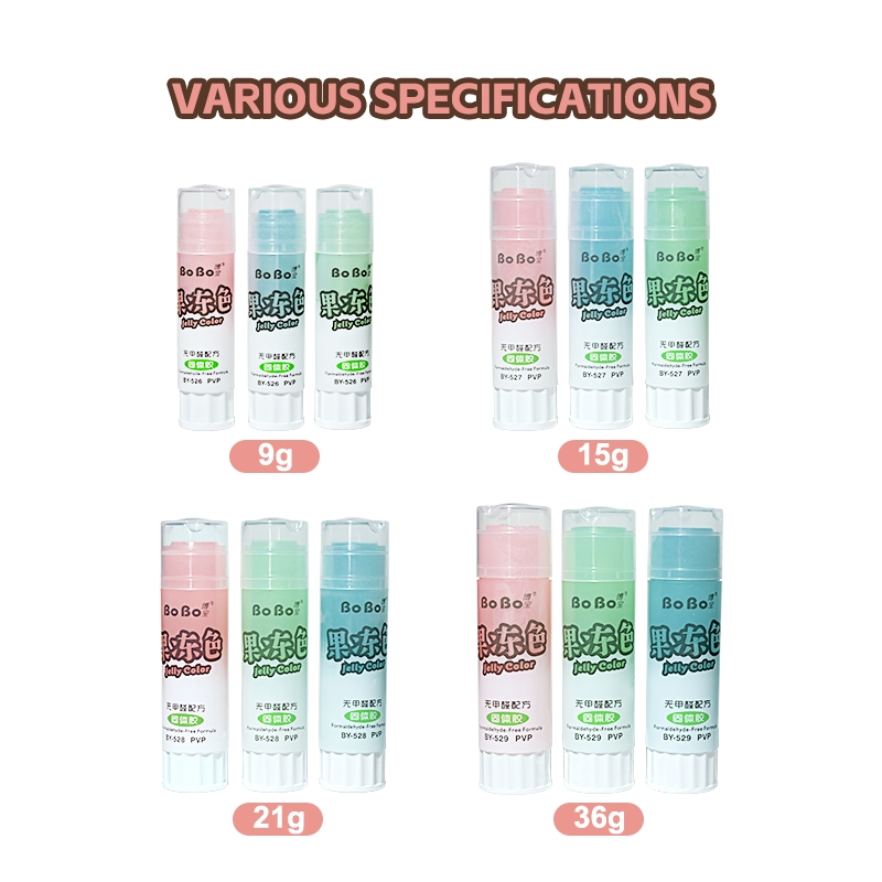 BY-527 PVP固体胶 15g学生专用环保固体胶 快速粘合 好用无味无甲醛详情5